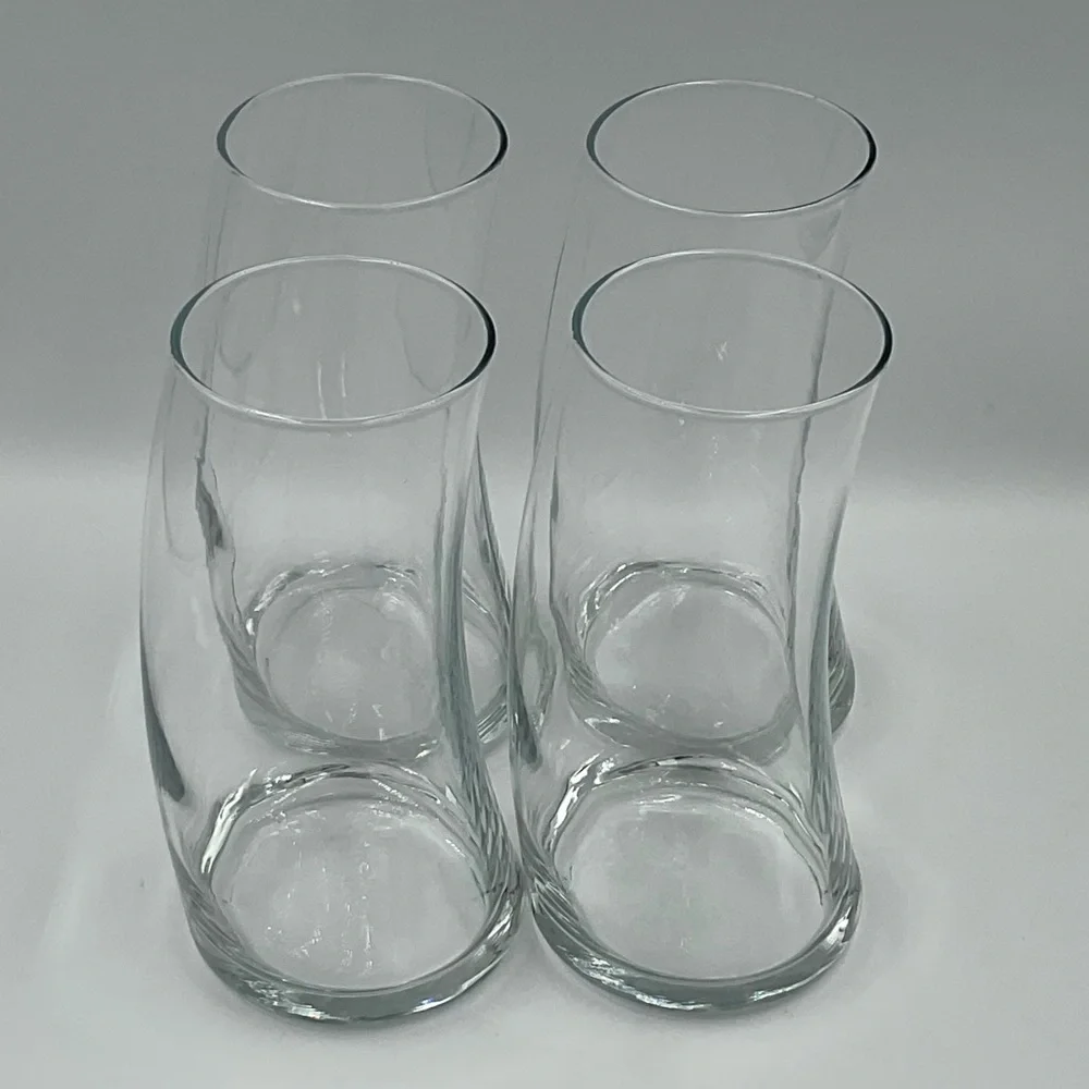 Libbey Bravura Clear Drinking Glasses-Set of 4